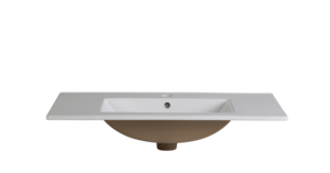 Juego <span class=keywords><strong>de</strong></span> lavabo <span class=keywords><strong>de</strong></span> cerámica rectangular moderno con diseño <span class=keywords><strong>de</strong></span> logotipo personalizado encimera económica con forma <span class=keywords><strong>de</strong></span> lavabo rectangular - Product Image 4