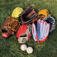 Gant de baseball en cuir Kip couleur arc-en-ciel pour adultes et jeunes, léger, design artisanal, plusieurs tailles disponibles