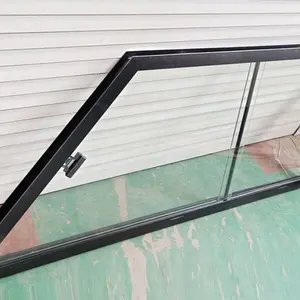 Bateau coulissant fenêtre coulissante en aluminium avec fibre de verre pour Yacht prix d'usine