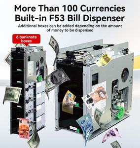 USW Zelfbedienings <span class=keywords><strong>Touchscreen</strong></span> Geldautomaat Casino ATM voor Bankbiljetten, Bewaar en Uitbetaling met Veiligheidsvergrendelingen - Product Image 5