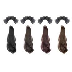PONYTELL WBEAF15 parrucche C Curl Spal Chipon nastro Pin 1P Extension Hair Tincer parrucche - Product Image 1
