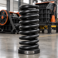 Ressorts de compression en alliage spiralé pour wagons de chemin de fer à usage industriel pour l'extraction de minerai sur