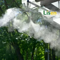 Système de refroidissement par brumisation automatique extérieur écologique, pompe en acier inoxydable, brumisateur électrique haute pression pour jardin, patio, serre