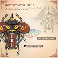 Dynastes Hercules Beetle Bricks, ensemble de construction mécanique de moteur V8 alimenté par un moteur électrique