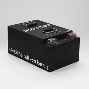 Golfkar Lithium Batterij 48v150ah Lithium Cel Intellect Bms Management Systeem Lifepo4 Batterij Lithium-Ion Batterij