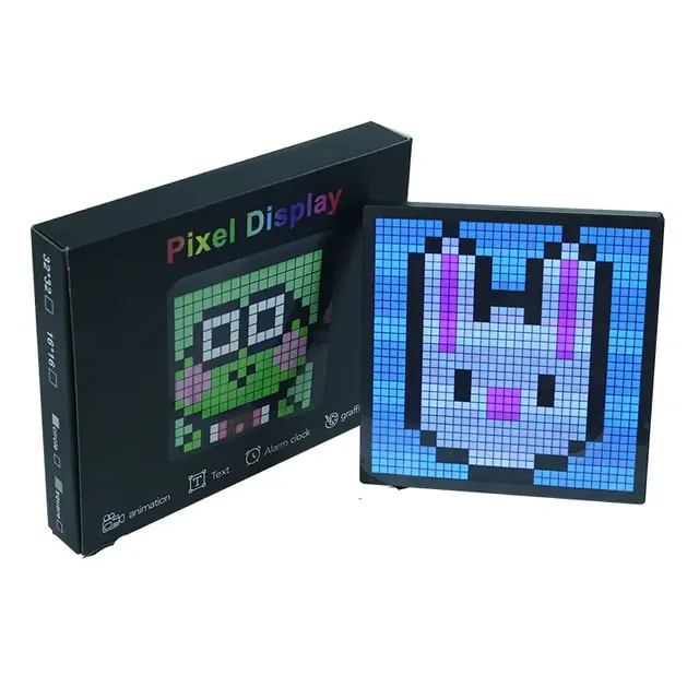 32*32 LED Pixel Display Art BT Wall Hanging Screen Digital Photo Frame for Stage Bar and Home Light Decoration