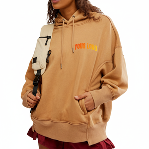 Recién llegado 2025, sudaderas con capucha para mujer, sudaderas con capucha de gran tamaño con hombros caídos, ropa informal más vendida para mujer, sudadera para mujer - Product Image 1