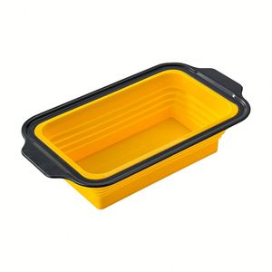 Moule à pain rectangulaire de qualité supérieure en silicone alimentaire résistant à la chaleur, compatible micro-ondes, grand format, antiadhésif, pour gâteaux - Product Image 1