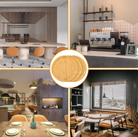 Bamboe hoteltrays, houten huishoudelijk servies, snacks, barbecue, salade, diner, fruitschaal