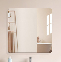 Modern Acrylic Soft Mirror Wall Self-Adhesive Dressing Mirror Punch-Free HD Wall Sticker Full-Body Home Paste Fitting Mirror