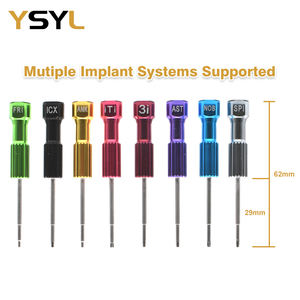 Attrezzatura chirurgica dentale laboratorio odontoiatrico in alluminio piccoli denti impianto precisione cacciavite Set <span class=keywords><strong>Kit</strong></span> con 8 tipi di numero di modello - Product Image 2