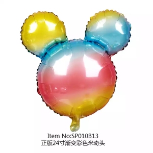 24 pollici Mickey <span class=keywords><strong>Minnie</strong></span> head foil balloons decorazioni per feste di compleanno giocattoli per bambini giocattoli gonfiabili per bambini palline da doccia - Product Image 4