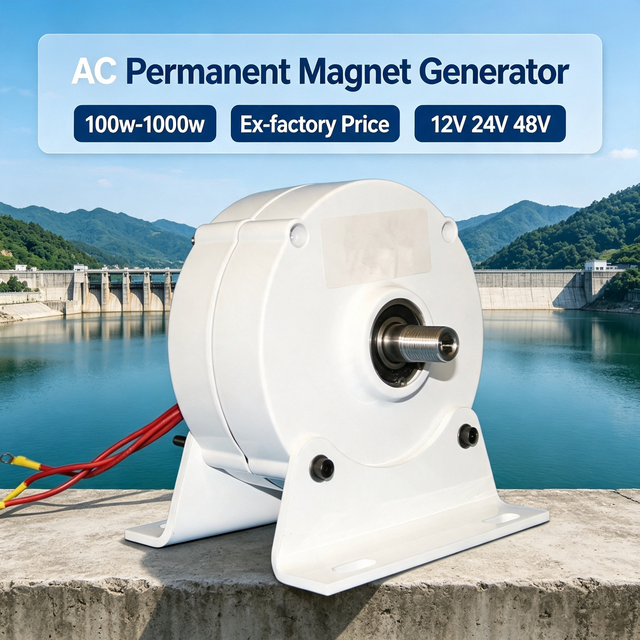 Off Grid AC PMG Generator 100W-1000W 12V 24V 48V Wholesale Price
