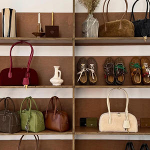 Bolso <span class=keywords><strong>de</strong></span> Hombro Vintage <span class=keywords><strong>de</strong></span> Gamuza <span class=keywords><strong>de</strong></span> Alta Calidad con Estampado Completo Personalizado, Mini <span class=keywords><strong>Bolsa</strong></span> <span class=keywords><strong>de</strong></span> Almacenamiento Suave, Regalo para Mujer, Fabricante <span class=keywords><strong>de</strong></span> Bolsos - Product Image 2