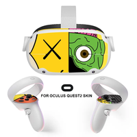 Autocollants en vinyle pour Oculus Quest 2 VR, pièces, pour casques et contrôleurs, accessoires de protection