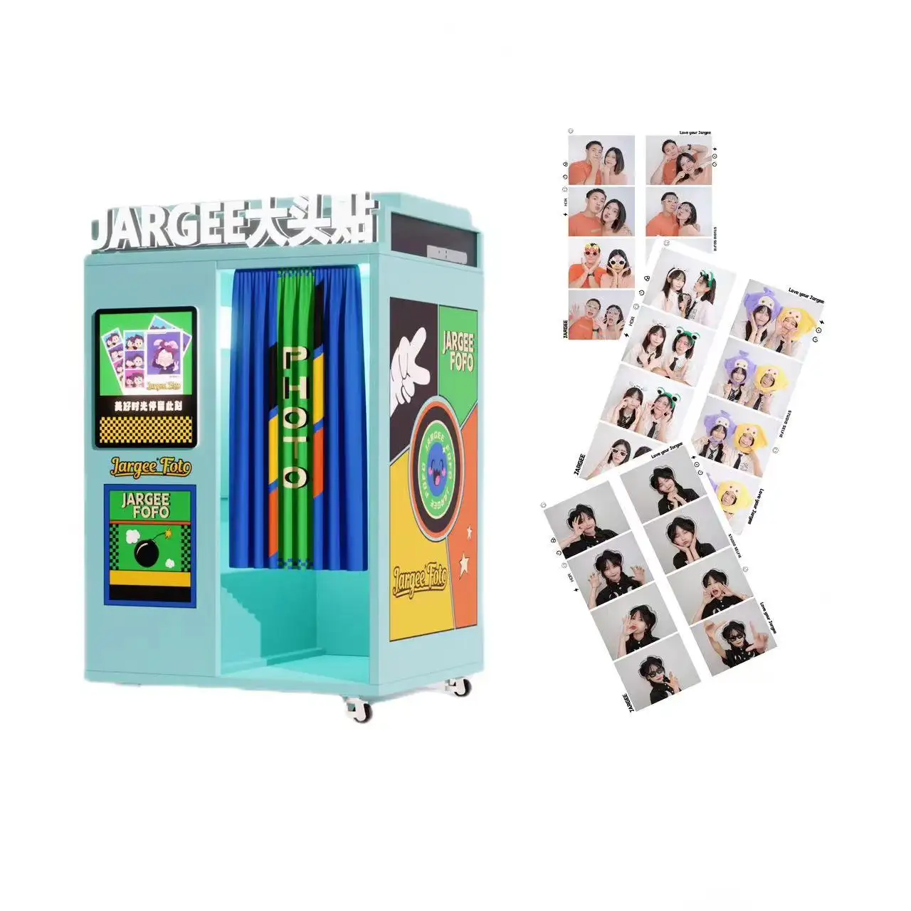 Đặc biệt cung cấp Trung Quốc tự phục vụ máy ảnh trực tuyến Hỗ trợ Mini Photo Booth