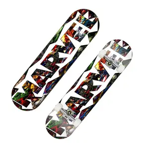 Benutzer definierte Skateboards Factory Outlet Großhandel Günstigste Erwachsene Komplette benutzer definierte Druck Double Kick Chinese Maple Skateboard