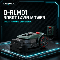 Tondeuse à gazon robotisée intelligente DONOL D-RLM01 pour jardin de 300 m² avec application Bluetooth et station de charge