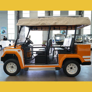 Livraison gratuite voiturette de golf relevée 4 + 2 passagers voiturette de golf avec sièges extérieur 4 + 2 sièges à vendre - Product Image 5