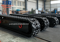 Châssis de chenilles Guanya personnalisé, d'origine usine de Zhejiang, Chine, garantie 1 an pour fraiseuse de tunnel, concasseur mobile, chargeuse de matériaux