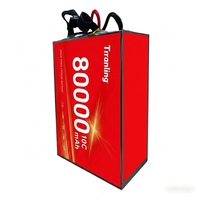 Batterie rechargeable personnalisable 6S 24S 26,7V 80000mAh à semi-conducteurs, 1000 cycles, certifiée CE, courant élevé pour multirotor