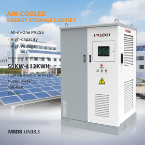 Système BESS tout-en-un 100 kWh/112 kWh avec batterie LiFePO4 et onduleur hybride 40 kW/50 kW/60 kW pour système hors réseau et connecté au réseau, idéal pour l'alimentation sans interruption (UPS) et le lissage des pics de consommation - Product Image 1