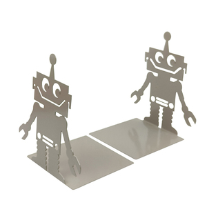 Good Quality Customized Metal <b>Bookends</b> for Office Desk Decor 10cm*10cm Size Cheap - Product Image 5