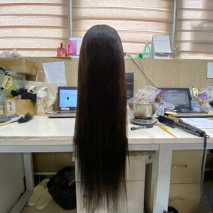 FH Dentelle Transparente 13x4 Péruvienne Droite Perruque Double Dessiné Non Transformé HD Long Os Soyeux Droite Perruque de Cheveux Humains - Product Image 4