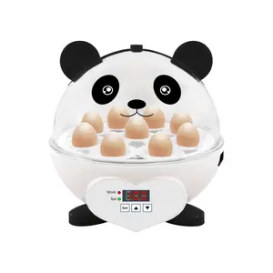 Chocadeira de frango com presente 9 ovos Incubadora 2024 novo formato de panda