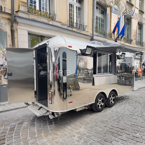 Freidora Multifuncional para Exteriores, Carritos de Venta de Comida Verificados, Remolque de Restaurante, Carrito Móvil de Hot Dogs - Product Image 4