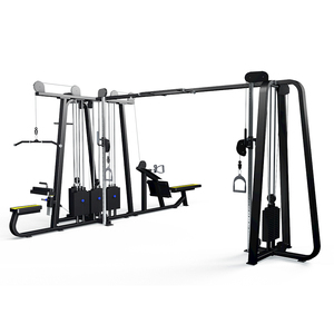 Commercial Gym Equipment 5 Station Multi Gym <b>Machine</b> Strength Training Fitness <b>Machine</b> Shandong Factory YW-1757 Electrostatic Po - Product Image 2