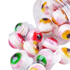 Nhãn Cầu Gummy Jelly Mềm Kẹo Giá Rẻ Giá Ngọt Ngào Mắt Bóng Gummy Halal Mắt Bóng Thạch