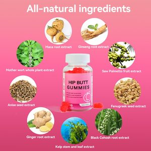 Oem nhãn hiệu riêng chiến lợi phẩm Gummy Kẹo vitamin cho phụ nữ mông tăng cường mở rộng và hip/vú tăng cường 60-đếm - Product Image 5