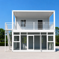Maison modulaire préfabriquée de haute qualité, amovible et à installation rapide, style villa, appartement mobile, design moderne