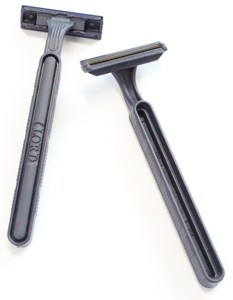 <span class=keywords><strong>Cuchillas</strong></span> <span class=keywords><strong>de</strong></span> acero inoxidable dobles, maquinilla <span class=keywords><strong>de</strong></span> <span class=keywords><strong>afeitar</strong></span> desechable con cabezal fijo - Product Image 2