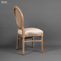 Chaise Antique en bois français Louis XV pour mariage, salle à manger, hôtel, ferme, cour