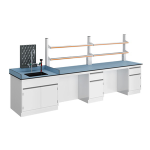 โต๊ะปฏิบัติการสแตนเลส TMOON 510A สำหรับโรงเรียนและโรงงาน ปรับแต่งขนาดได้ ดีไซน์ทันสมัย - Product Image 4