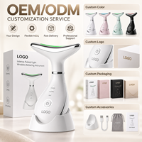 Masseur facial sans fil télécommandé pour le cou et les épaules pour les soins de la peau à domicile Outils de levage du visage et du cou