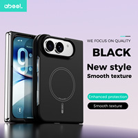 Coque rigide magnétique pour iPhone DUO, compatible avec Apple 18 DUO, étui de téléphone portable pliable gauche-droite