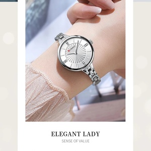 CURREN 9097 Luxury Bracelet Simple Casual Quartz <b>Watch</b> Women's <b>Watches</b> Elegant Premium Compact <b>Watch</b> Date - Product Image 3