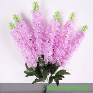 Everongflower alta calidad precio de fábrica 5 tenedor 7 tenedor Jacinto artificial, Jacinto <span class=keywords><strong>orientalis</strong></span>, boda vacaciones decoración del hogar - Product Image 5