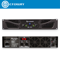 Amplificateur de puissance professionnel double canal CROWN XLi1500 450W Stéréo 900W en pont 2U Montage en rack Système audio Garantie 3 ans