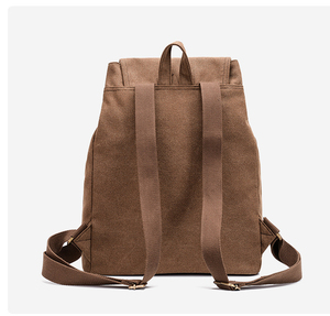 <span class=keywords><strong>Zaino</strong></span> Vintage in Tela Impermeabile da <span class=keywords><strong>Donna</strong></span> per Commercio Estero, 20-35L, Borsa Casual da Viaggio e Scuola - Product Image 4