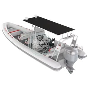Embarcación semirrígida de aluminio de alta velocidad CE de 25 pies, RIB 760 Orca Hypalon, <span class=keywords><strong>Barca</strong></span> 760 - Product Image 4