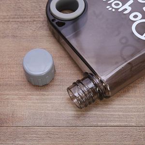 Botella de Agua de Plástico con Logotipo Personalizado, Diseño Plano A5, para Gimnasio, Libre de BPA, a Prueba de Fugas, Reutilizable, Ecológica, Fácil de Transportar, Embalaje Externo - Product Image 5