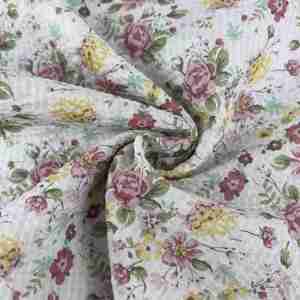 Chất Lượng Cao 78gsm Dệt Trọng Lượng Nhẹ Muối Shrank Nhăn 100% Bông Rắn Thoáng Khí Vải Cho Váy Túi Cô Gái Chàng Trai Tùy Chỉnh - Product Image 5