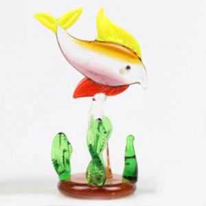 Verre Algues Poisson Fait à la Main Aquarium Tortue Aquatique Carpe Bol Dauphin Réservoirs Figurine Tropicale Mer Poisson Marin - Product Image 2