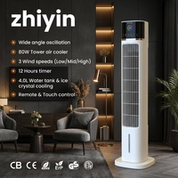 Ventilateur tour évaporatif KFT2407D 7L avec télécommande, humidificateur à oscillation automatique, personnalisation légère OEM&ODM