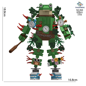 Tung Tung Sahur blocchi PVC Set nove Beast Cup scimpanzé Fusion mostro costruzione giocattoli ornamento per adulti e regali - Product Image 2