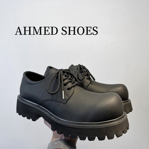 Lace-up Shoes for Men New Styles <strong>Platform</strong> <strong>Oxford</strong> Wholesale Large Size Men's Brands Dress Shoes - Product Image 3